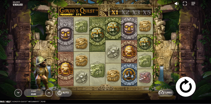 Gonzos quest megaways base game