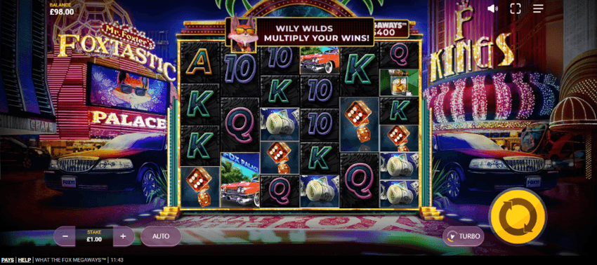 WTF Megaways base game