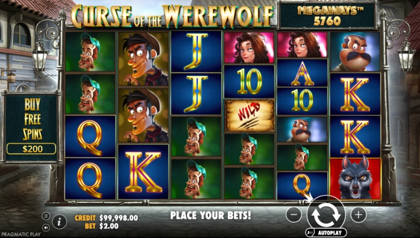 Curse of the Werewolf Megaways