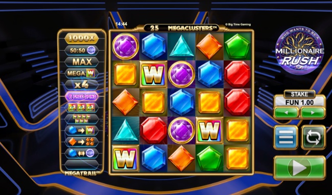Who Wants to Be a Millionaire Rush Megaclusters